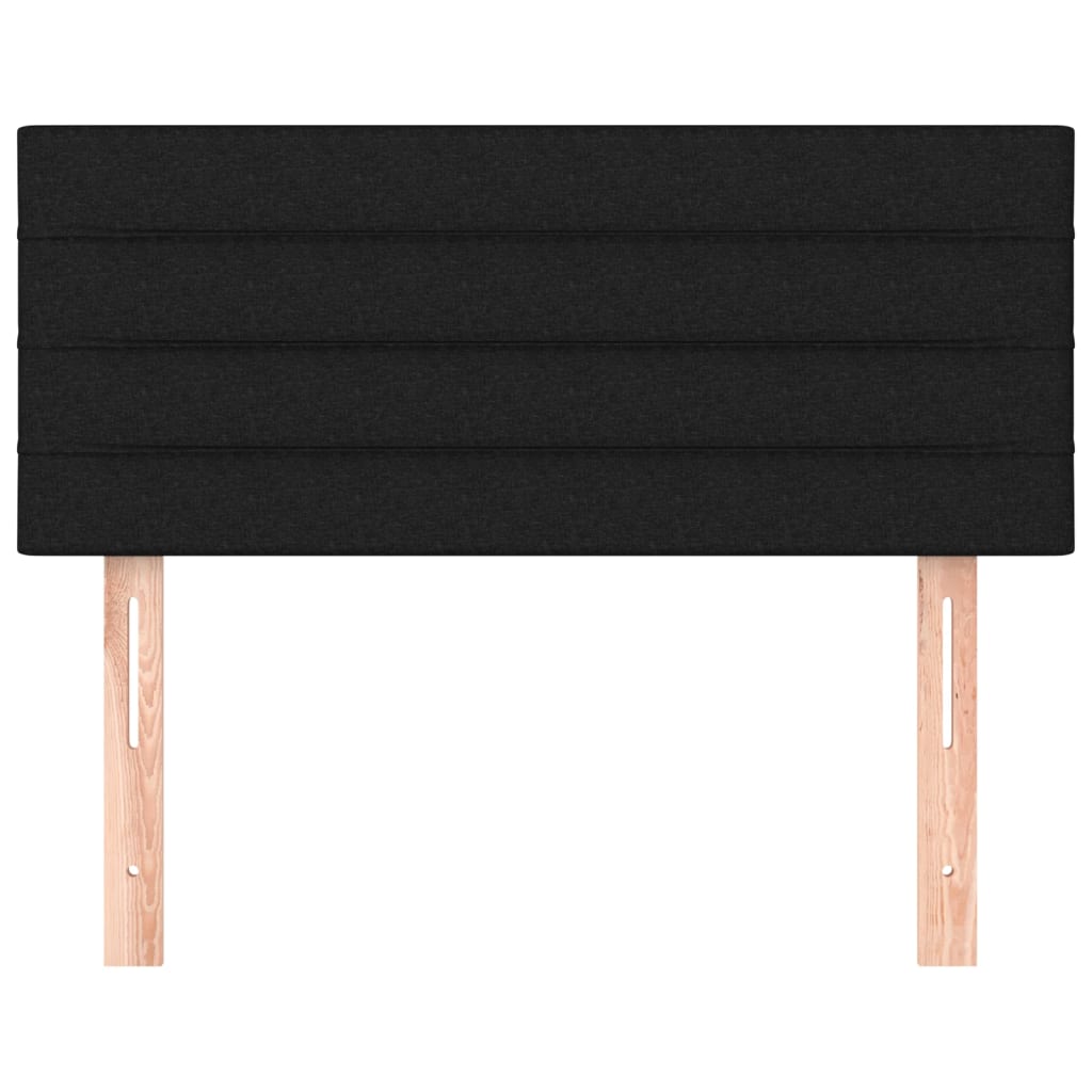 Kopfteil Schwarz 90x5x78/88 cm Stoff - Pazzar.ch