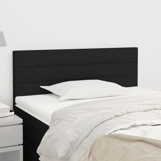 Kopfteil Schwarz 100x5x78/88 cm Stoff - Pazzar.ch