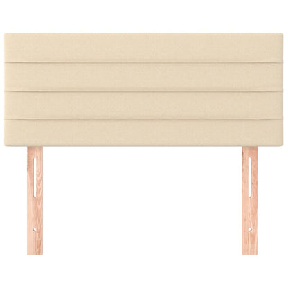 Kopfteil Creme 100x5x78/88 cm Stoff - Pazzar.ch