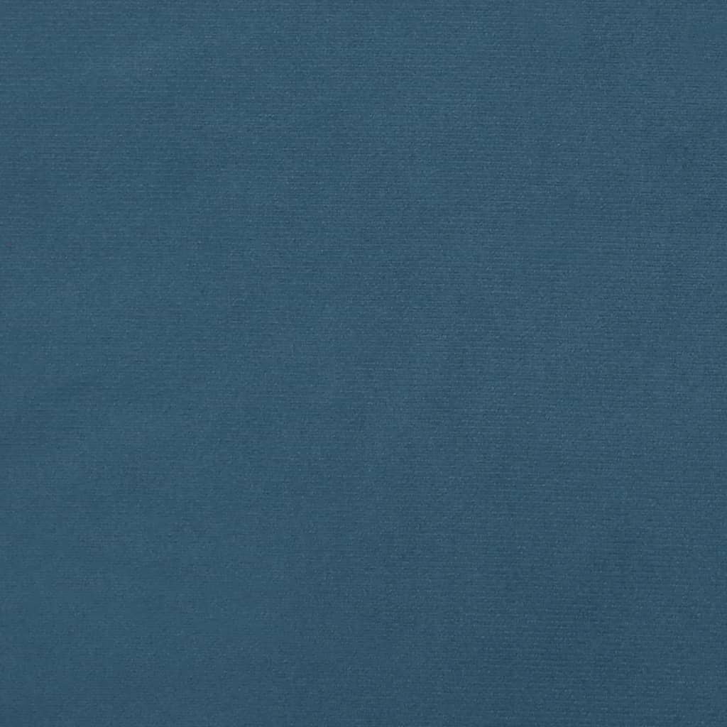 Kopfteile 2 Stk. Dunkelblau 100x5x78/88 cm Samt - Pazzar.ch