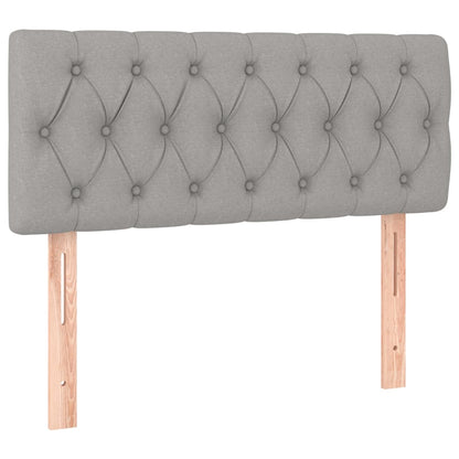 Kopfteil Hellgrau 90x7x78/88 cm Stoff - Pazzar.ch