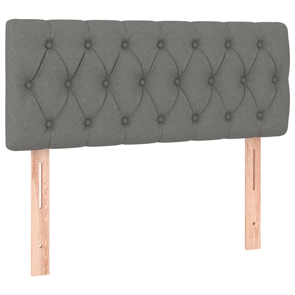Kopfteil Dunkelgrau 90x7x78/88 cm Stoff - Pazzar.ch