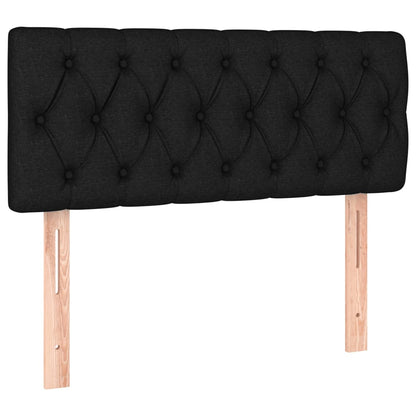 Kopfteil Schwarz 90x7x78/88 cm Stoff - Pazzar.ch
