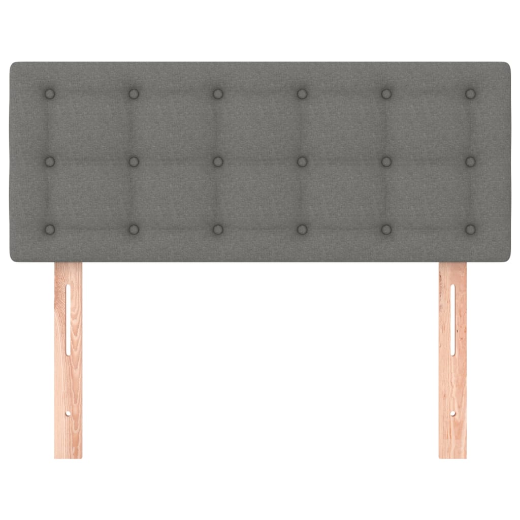 Kopfteil Dunkelgrau 80x5x78/88 cm Stoff