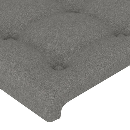 Kopfteil Dunkelgrau 80x5x78/88 cm Stoff - Pazzar.ch