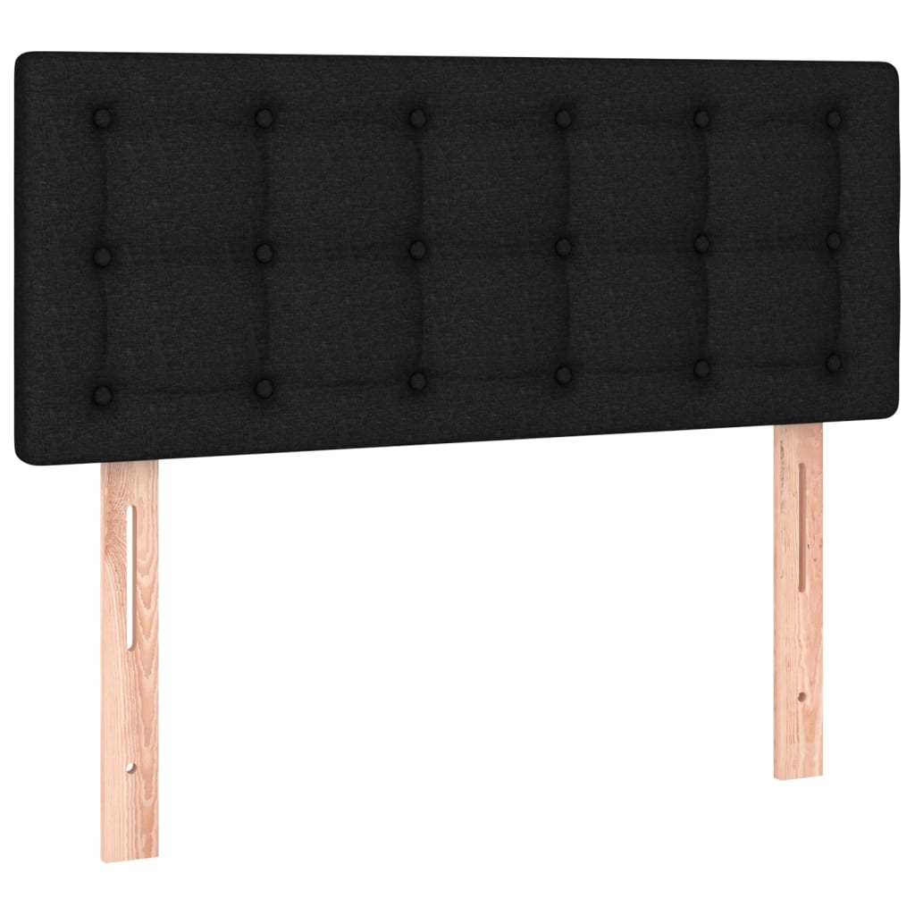 Kopfteil Schwarz 80x5x78/88 cm Stoff - Pazzar.ch