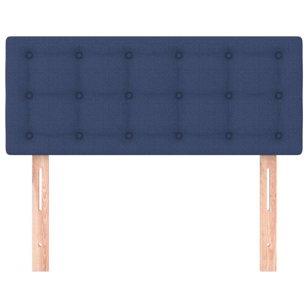 Kopfteil Blau 80x5x78/88 cm Stoff