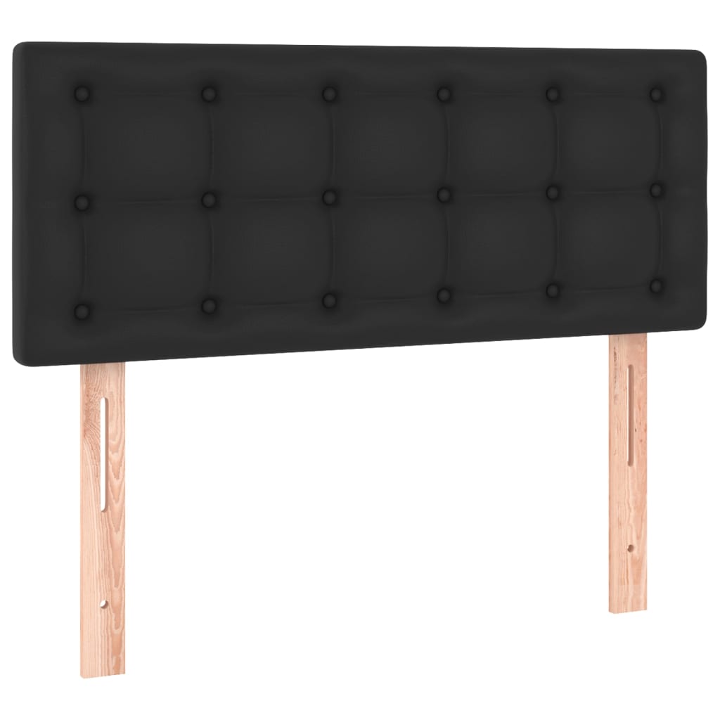 Kopfteil Schwarz 80x5x78/88 cm Kunstleder - Pazzar.ch