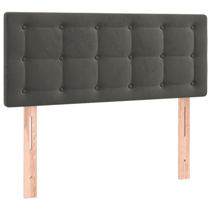 Kopfteil Dunkelgrau 80x5x78/88 cm Samt - Pazzar.ch