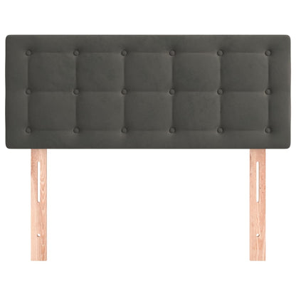 Kopfteil Dunkelgrau 80x5x78/88 cm Samt - Pazzar.ch