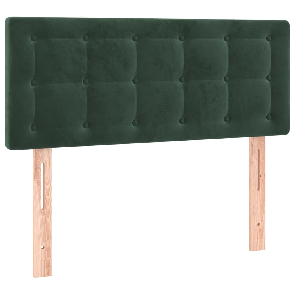 Kopfteil Dunkelgrün 80x5x78/88 cm Samt - Pazzar.ch