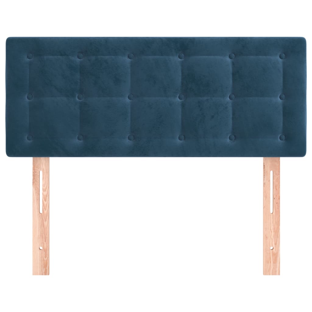 Kopfteil Dunkelblau 80x5x78/88 cm Samt - Pazzar.ch