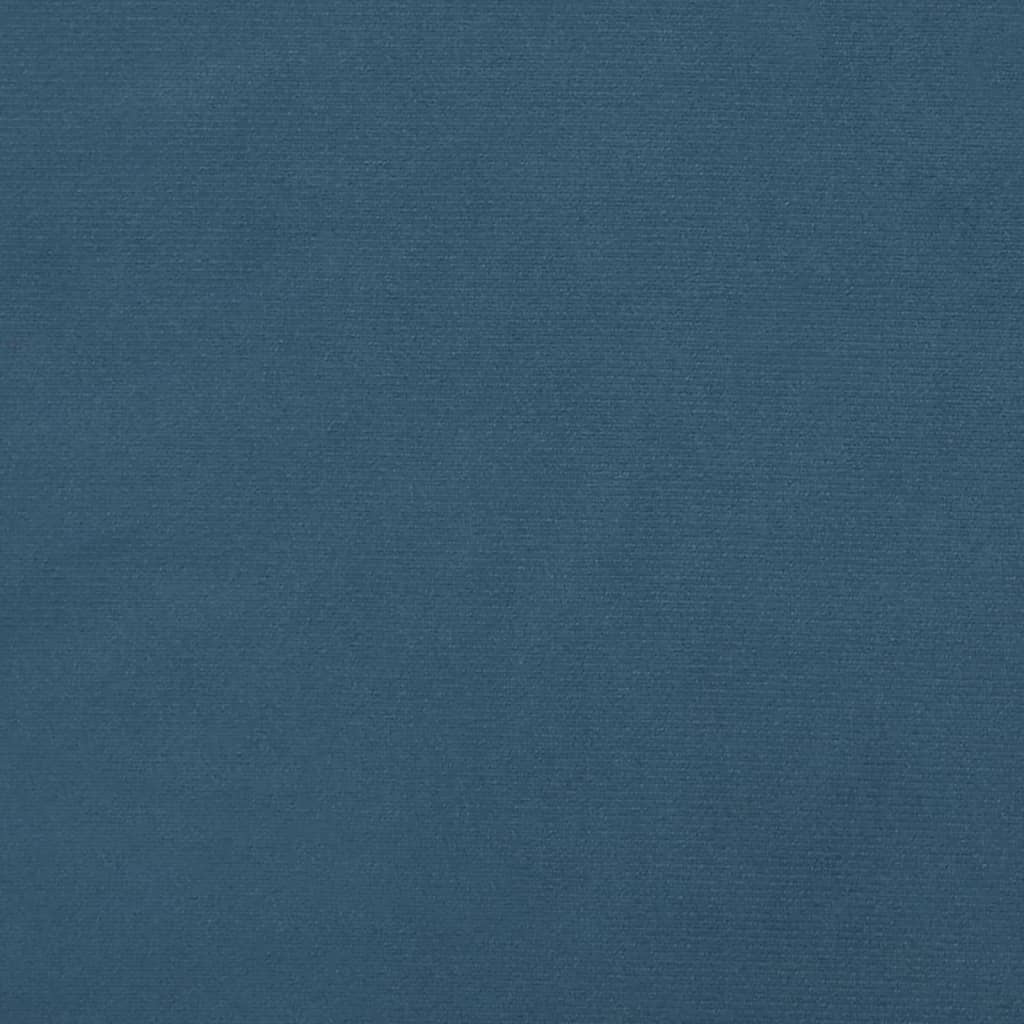 Kopfteil Dunkelblau 80x5x78/88 cm Samt