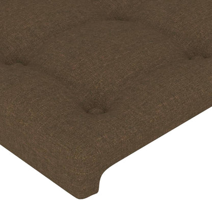 Kopfteil Dunkelbraun 100x5x78/88 cm Stoff - Pazzar.ch