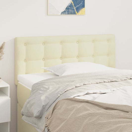 Kopfteil Creme 100x5x78/88 cm Kunstleder - Pazzar.ch