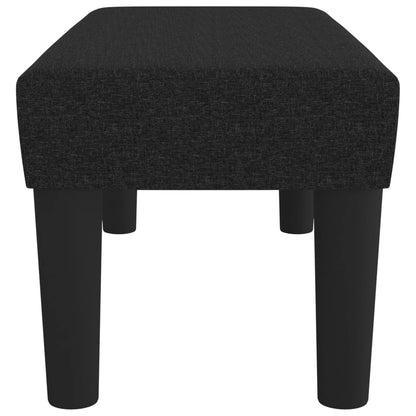 Sitzbank Schwarz 70x30x30 cm Stoff - Pazzar.ch