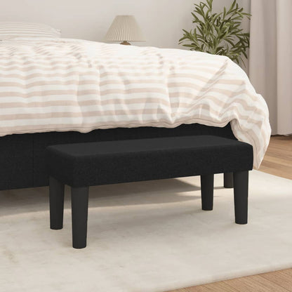 Sitzbank Schwarz 70x30x30 cm Stoff - Pazzar.ch