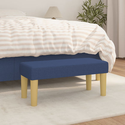 Sitzbank Blau 70x30x30 cm Stoff - Pazzar.ch