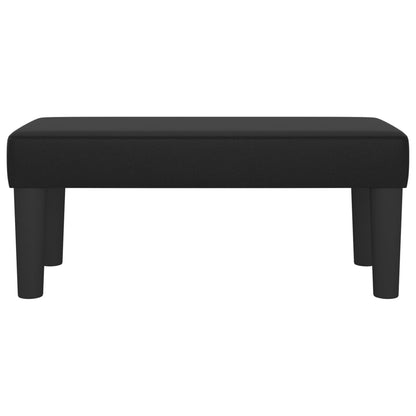 Sitzbank Schwarz 70x30x30 cm Kunstleder - Pazzar.ch