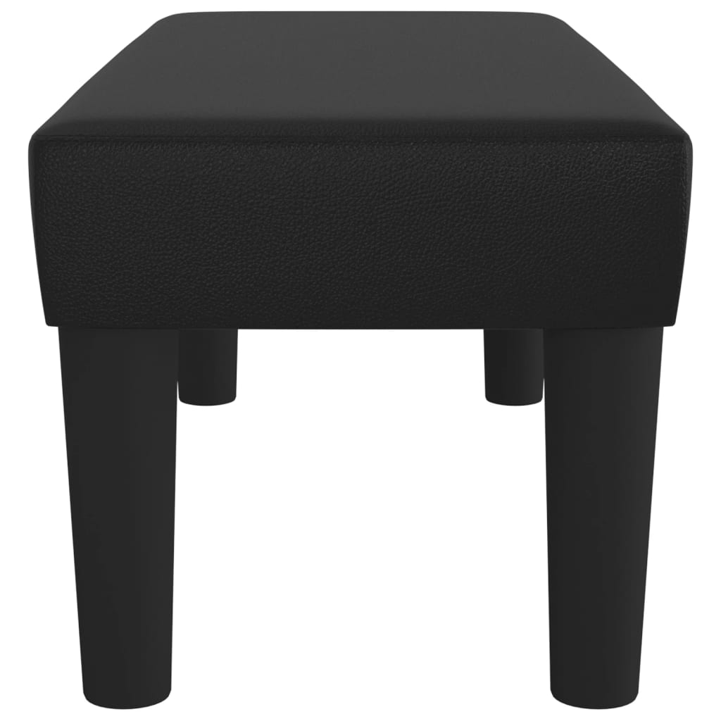 Sitzbank Schwarz 70x30x30 cm Kunstleder - Pazzar.ch