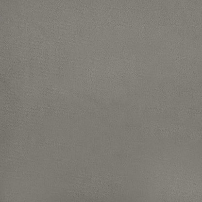 Sitzbank Hellgrau 70x30x30 cm Samt - Pazzar.ch
