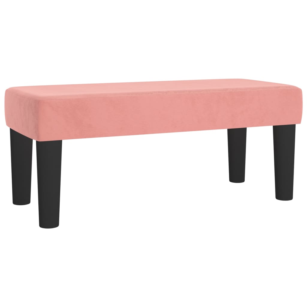 Sitzbank Rosa 70x30x30 cm Samt - Pazzar.ch