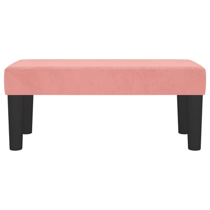 Sitzbank Rosa 70x30x30 cm Samt - Pazzar.ch