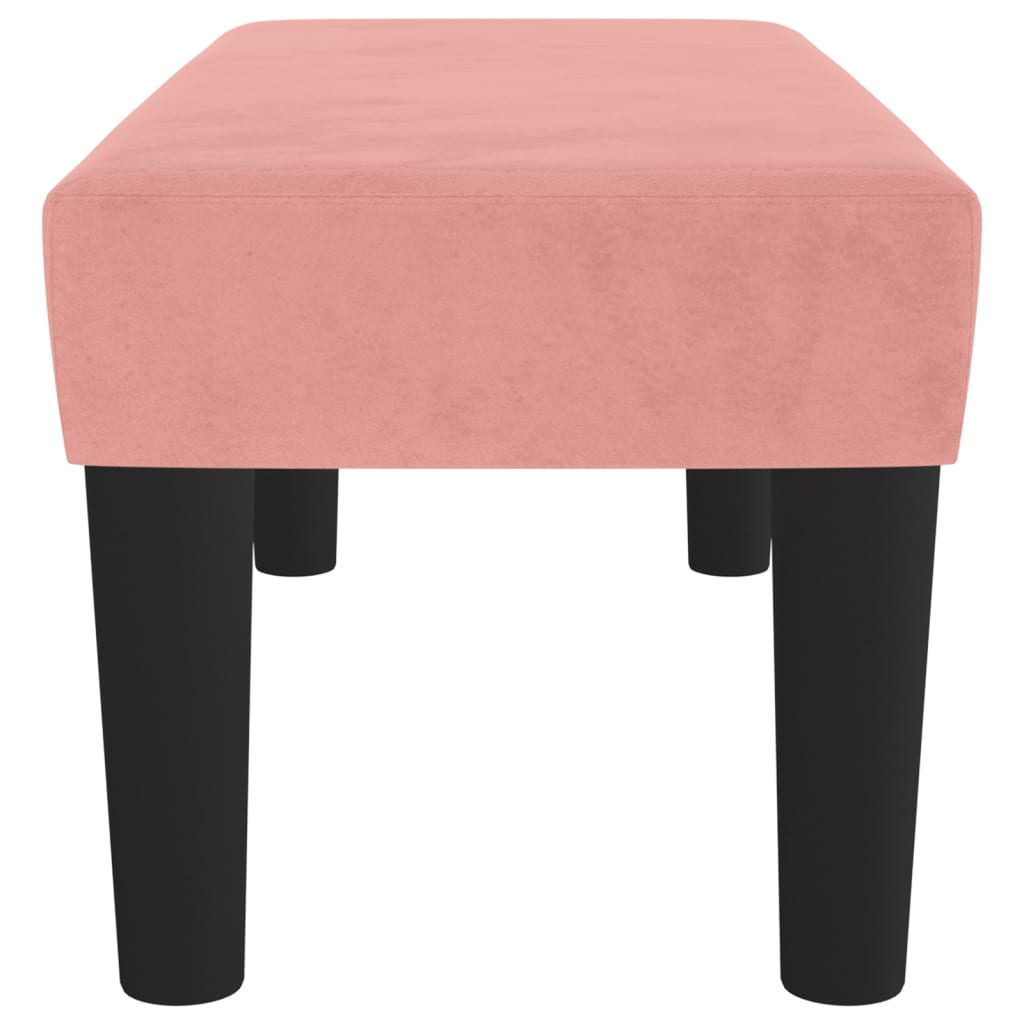Sitzbank Rosa 70x30x30 cm Samt - Pazzar.ch