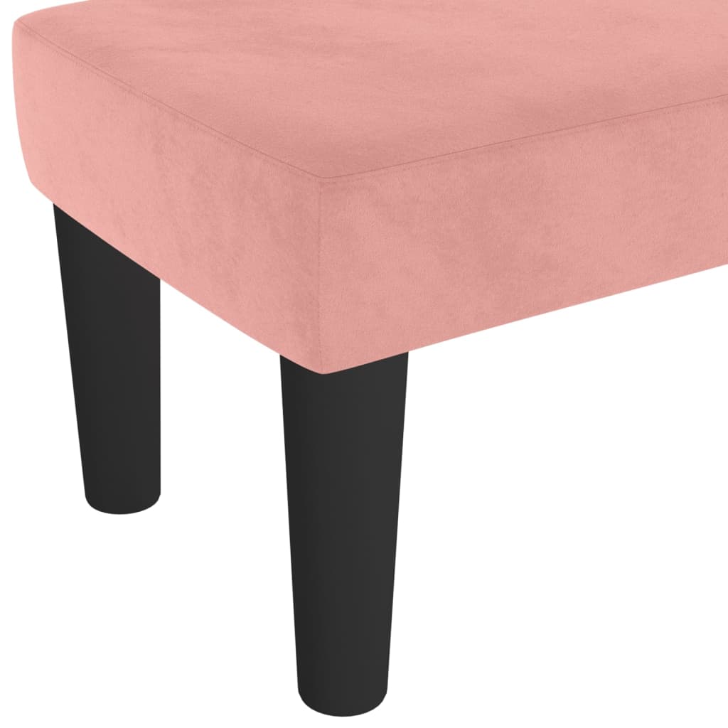Sitzbank Rosa 70x30x30 cm Samt - Pazzar.ch