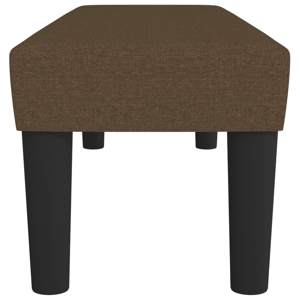 Sitzbank Dunkelbraun 100x30x30 cm Stoff - Pazzar.ch