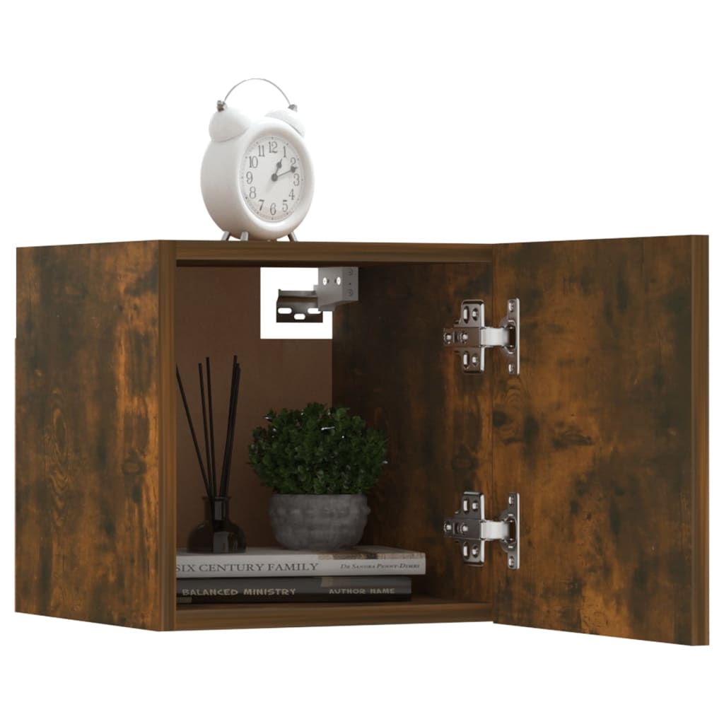 TV-Wandschrank 8 Stk. Räuchereiche 30,5x30x30 cm - Pazzar.ch