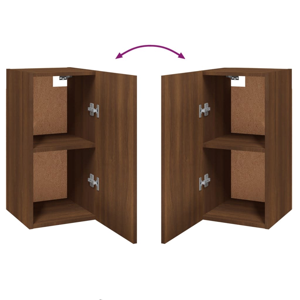 TV-Schränke 7Stk. Braun Eichen-Optik 30,5x30x60cm Holzwerkstoff