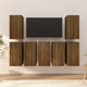 TV-Schränke 7Stk. Braun Eichen-Optik 30,5x30x60cm Holzwerkstoff
