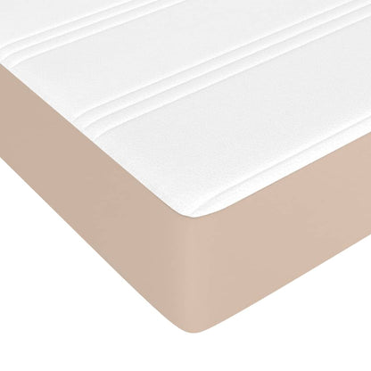 Taschenfederkernmatratze Cappuccino 80x200x20 cm Kunstleder - Pazzar.ch