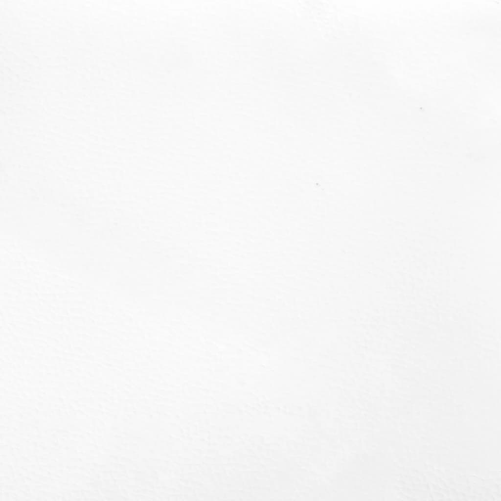 Taschenfederkernmatratze Weiß 90x190x20 cm Kunstleder - Pazzar.ch