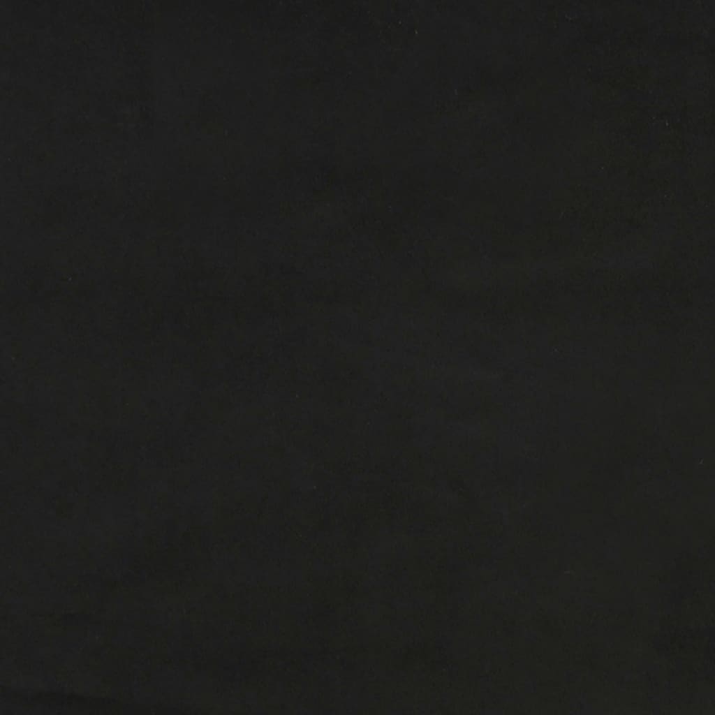 Taschenfederkernmatratze Schwarz 90x190x20 cm Samt - Pazzar.ch