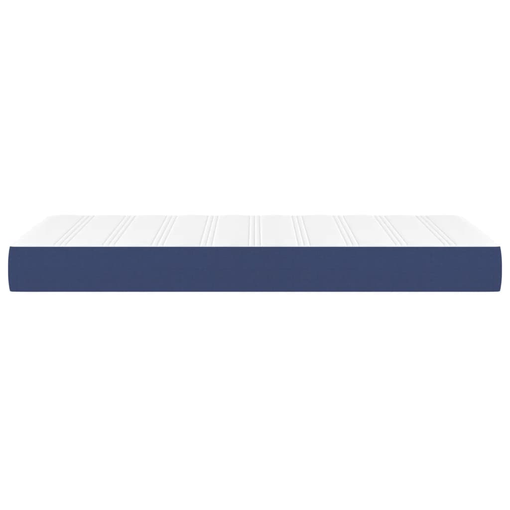 Taschenfederkernmatratze Blau 90x200x20 cm Stoff