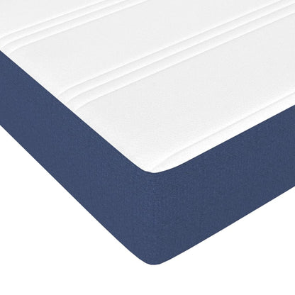 Taschenfederkernmatratze Blau 90x200x20 cm Stoff - Pazzar.ch