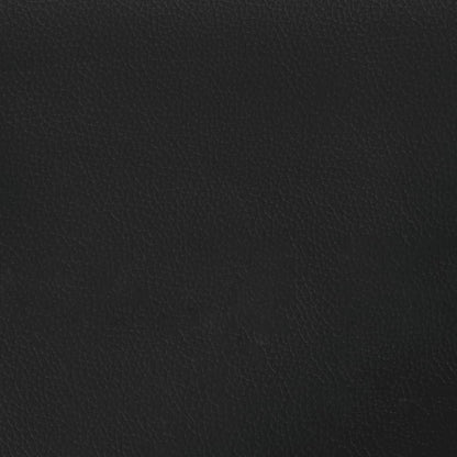 Taschenfederkernmatratze Schwarz 90x200x20 cm Kunstleder - Pazzar.ch