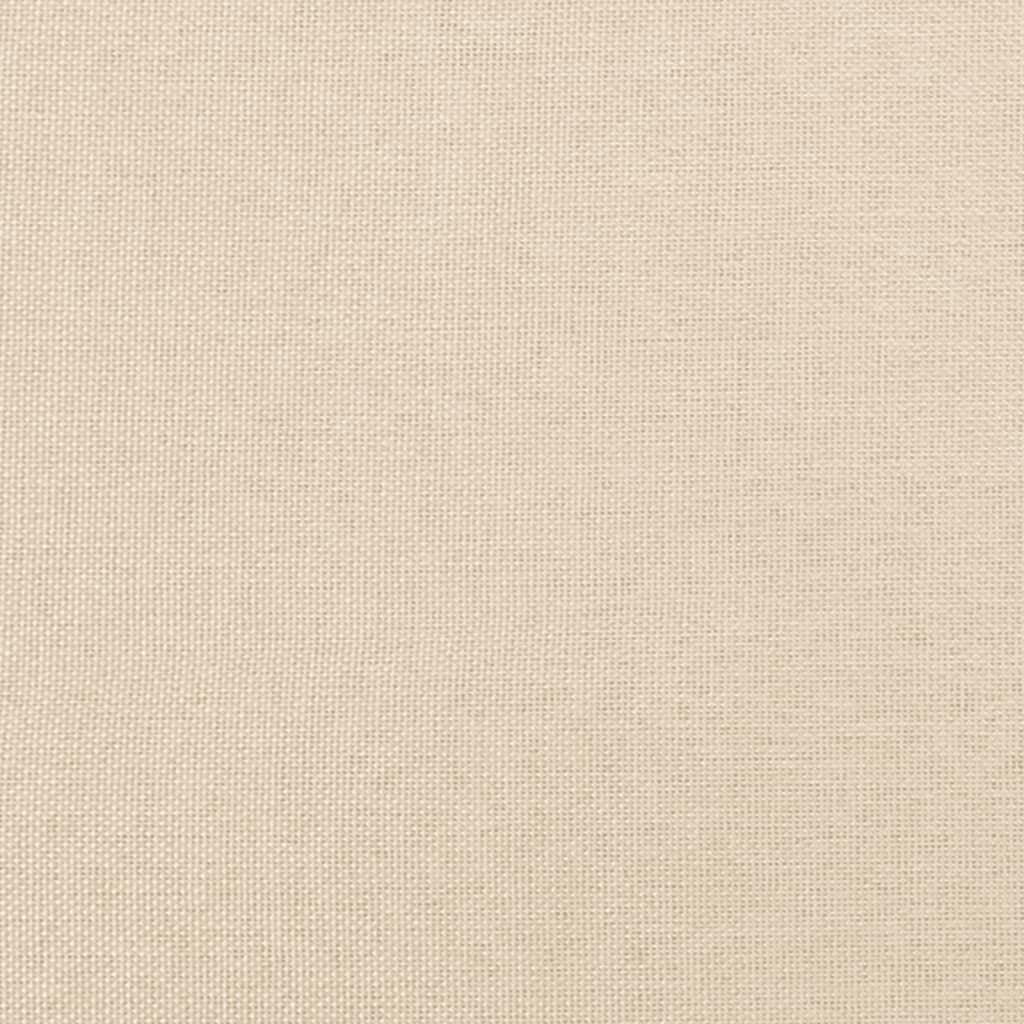 Taschenfederkernmatratze Creme 100x200x20 cm Stoff