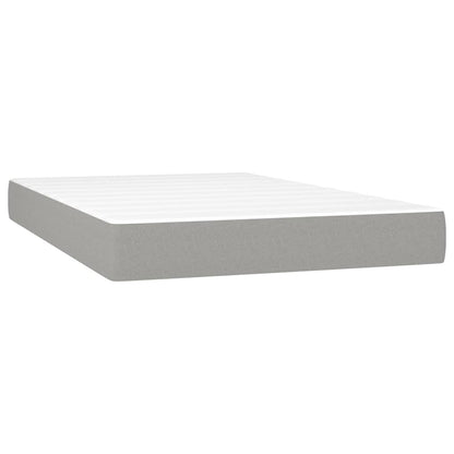 Taschenfederkernmatratze Hellgrau 120x200x20 cm Stoff - Pazzar.ch