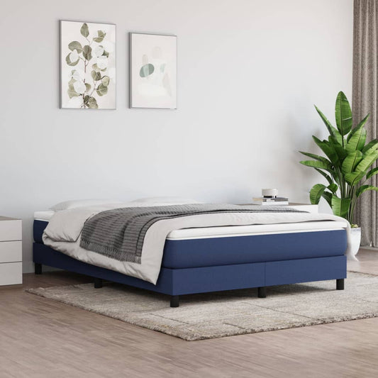 Taschenfederkernmatratze Blau 140x190x20 cm Stoff - Pazzar.ch