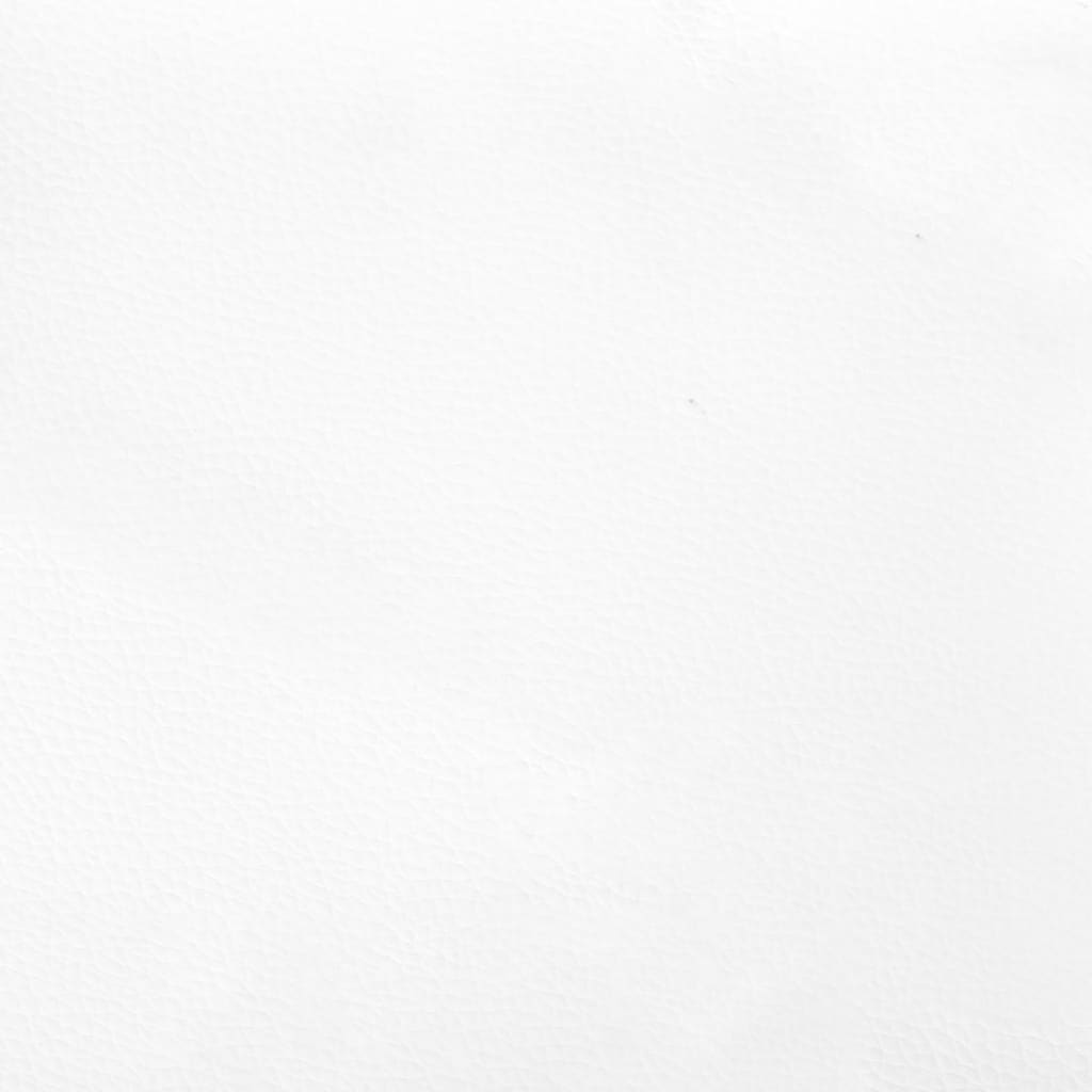 Taschenfederkernmatratze Weiß 140x190x20 cm Kunstleder - Pazzar.ch