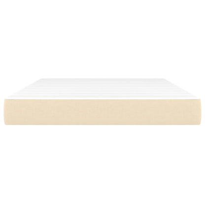 Taschenfederkernmatratze Creme 140x200x20 cm Stoff - Pazzar.ch