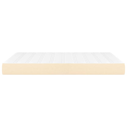 Taschenfederkernmatratze Creme 140x200x20 cm Stoff - Pazzar.ch