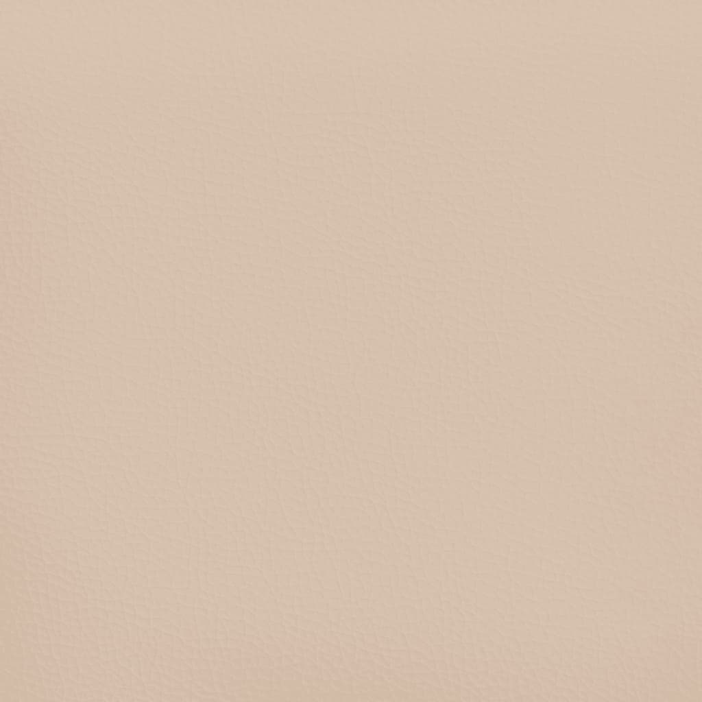 Taschenfederkernmatratze Cappuccino 140x200x20 cm Kunstleder - Pazzar.ch