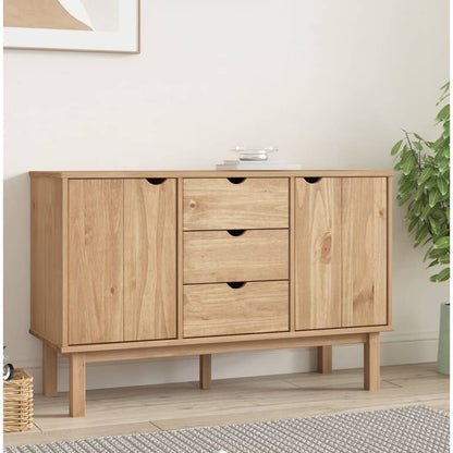 Sideboard OTTA 113,5x43x73 cm Massivholz Kiefer - Pazzar.ch