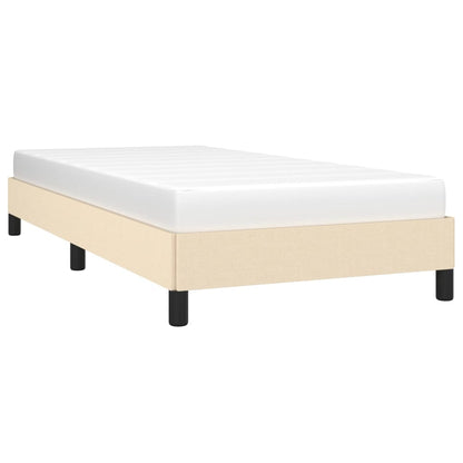 Bettgestell Creme 90x200 cm Stoff - Pazzar.ch