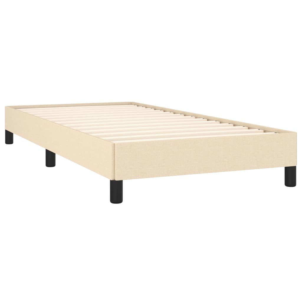 Bettgestell Creme 90x200 cm Stoff - Pazzar.ch