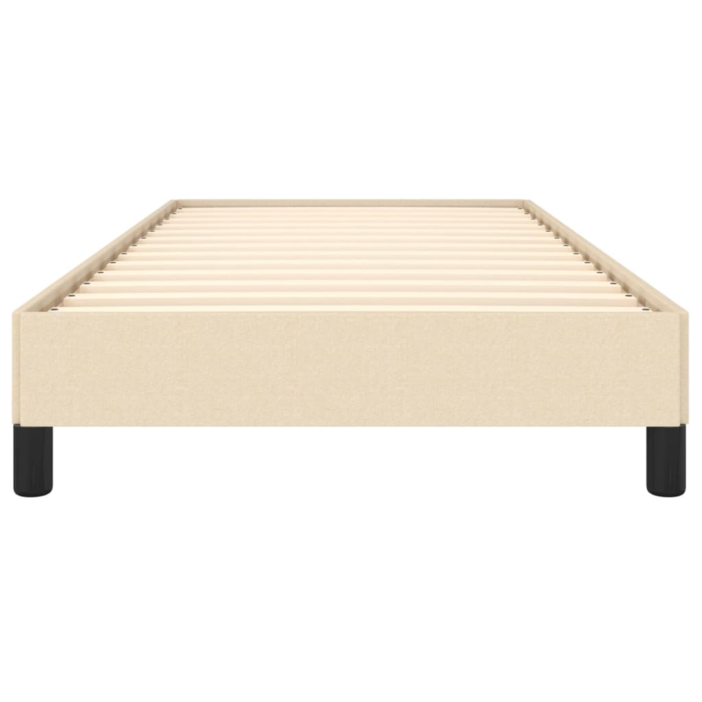 Bettgestell Creme 90x200 cm Stoff - Pazzar.ch